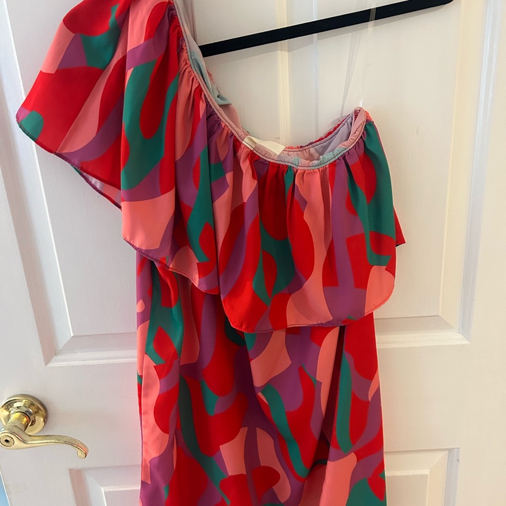 Tyche Colorful Abstract Mini Dress - Picture 3 of 3